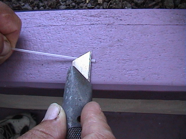 Step 1: Using WD40 spray tube